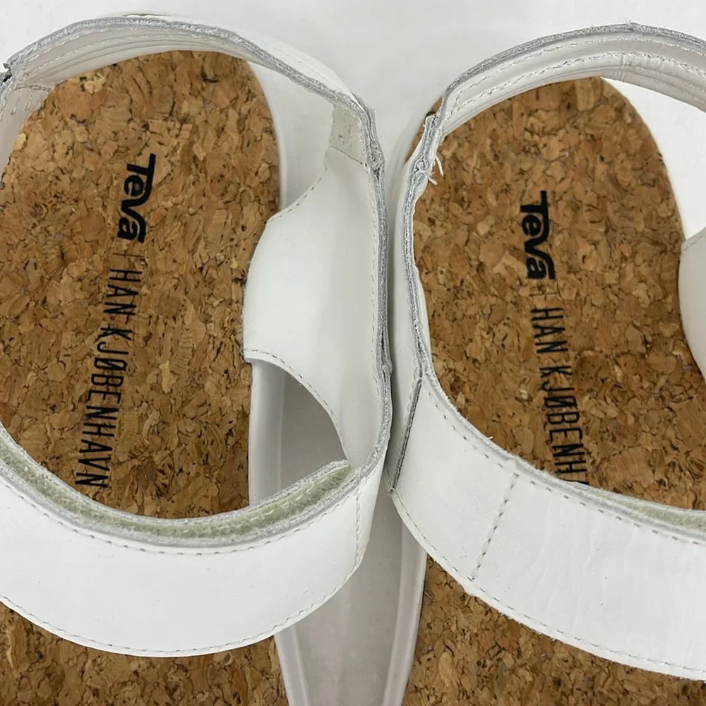 TEVA HAN K JOBENHABN Women's White Sandals SIZE 11